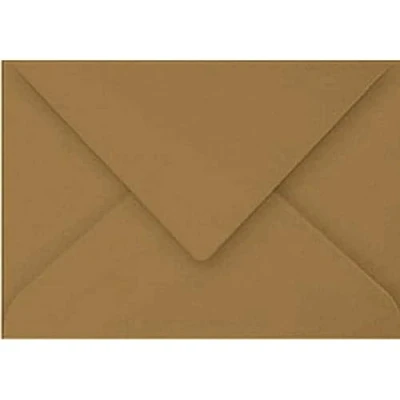 Afbeelding van Clairefontaine 29000C verpakking met 20 enveloppen, rubber, formaat 7,5 x 10 cm 120 g/m² kleur kraftpapier uitnodigingen voor evenementen en correspondentie serie pollen premium papier glad