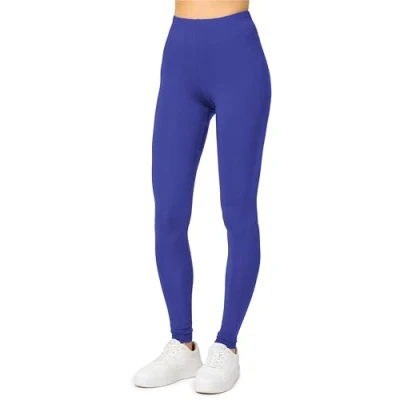 Afbeelding van Merry Style Dames Leggings Sport Vrijetijdsbroek Lang Viscose Sporbroek Yogabroek Kobalt XXXL MS MS10 143 LE
