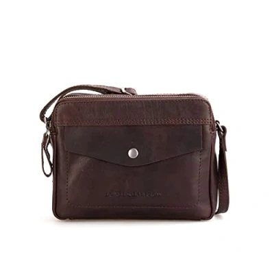 Afbeelding van Spikes &amp; Sparrow Kleine Crossbodytas / Schoudertas Dames Leer Hawai Bruin