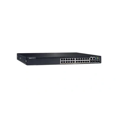 Image de Dell PowerSwitch N2224PX ON Commutateur C3 Géré 12 x 10/100/1000/2.5G (PoE+) + 1/2.5G (PoE++) 4 25 Gigabits SFP28 flux d&#039;air de l&#039;avant vers l&#039;arrière Montable sur rack PoE++ CAMPUS Smart Value