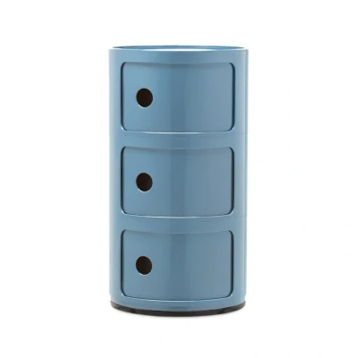 Image de Kartell Componibili 3 Table D&#039;appoint Sky Bleu