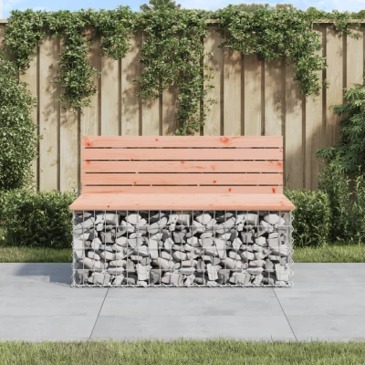 Afbeelding van Tuinbank schanskorfontwerp 103x70x65 cm massief douglashout