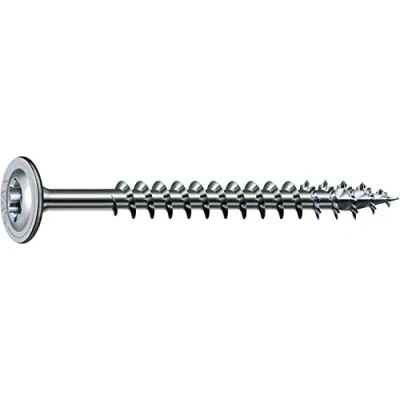 Afbeelding van Spax Spaanplaatschroef Tellerkop discuskop gebruineerd T40 8 x 140mm