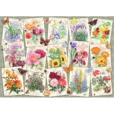 Afbeelding van Ravensburger puzzel voor volwassenen 1000 stukjes posters van tuinbloemen en kinderen vanaf 14 jaar hoogwaardige natuur bloemen 12000286