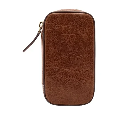 Afbeelding van Fossil Paspoorthouder, Dames, Maat: One Size, Brown