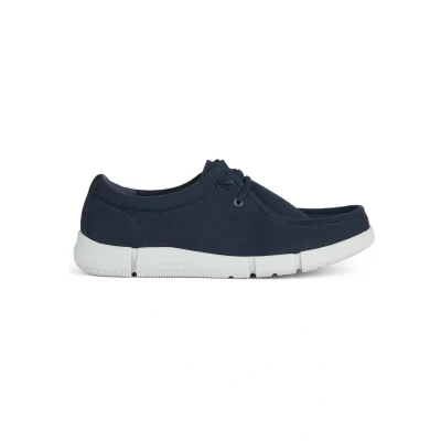 Afbeelding van Geox U Adacter M Sportieve veterschoenen, Heren, Maat: 41, Navy Leer en textiel