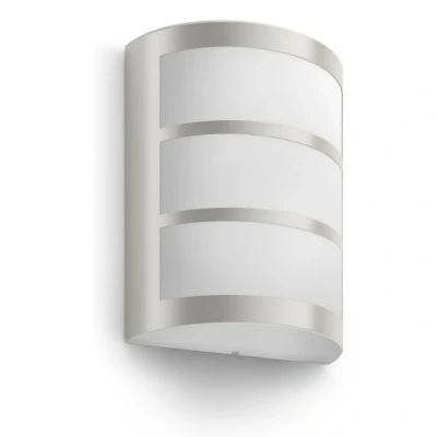 Afbeelding van Python buitenwandlamp RVS Philips