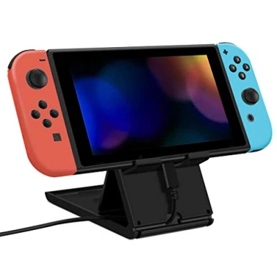 Image de Support chargeur Hori Noir pour Nintendo Switch