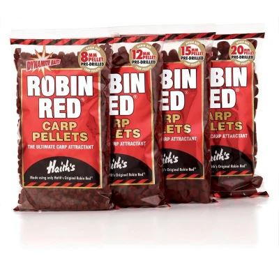 Afbeelding van Dynamite Carp Pellets &#039;Robin Red&#039; 12mm (900g)