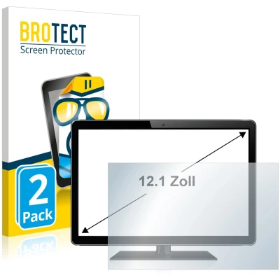 Afbeelding van BROTECT Screenprotector voor POS systemen met 12.1 inch Schermen [247 mm x 186 mm, 4:3] Folie Beschermfolie transparant (2 Stuks)
