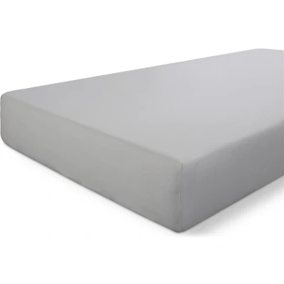 Afbeelding van Walra Hoeslaken Crispy Cotton Grijs 80x200 cm 1 Persoons 100% Percale katoen