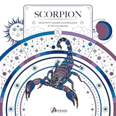 Afbeelding van SCORPION MON PETIT CAHIER D&#039;ASTROLOGIE ET DE COLORIAGE