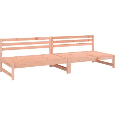 Afbeelding van vidaXL Tuinmiddenbanken 2 st 120x80 cm massief douglashout