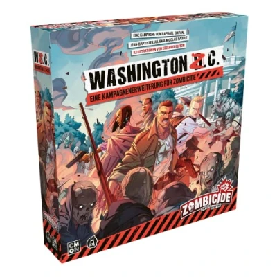 Afbeelding van CMON, Zombicide 2e editie Washington Z.C. uitbreiding Dungeon Crawler kennersspel 1 6 spelers vanaf 14+ 60 minuten Duits