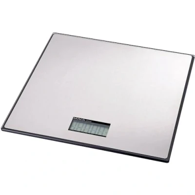 Afbeelding van Pakketweger MAUL Global 50kg metalen plateau 32x32cm inclusief batterij zwart