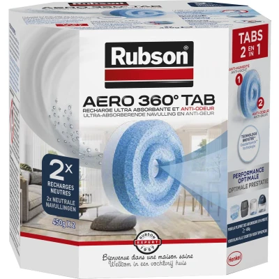 Afbeelding van Rubson navullingen aero 360 neutraal, 2x 450 gram