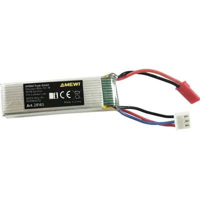 Afbeelding van Amewi LiPo accupack 7.4 V 600 mAh Aantal cellen: 2 Softcase JST