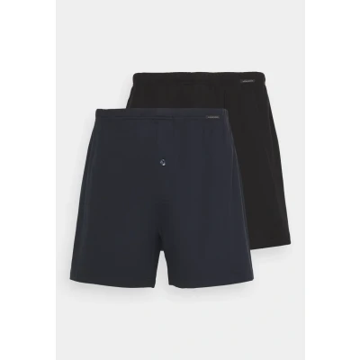 Afbeelding van Schiesser 2 PACK Boxershort, Heren, Maat: Small, Schwarz/dunkelblau mix