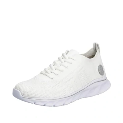 Afbeelding van Rieker 54020 damessneakers, Wit
