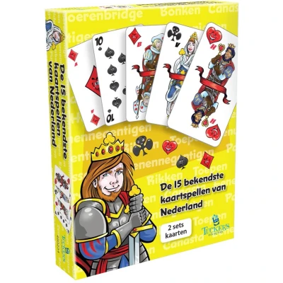 Afbeelding van Spel De 15 Bekendste Kaartspellen