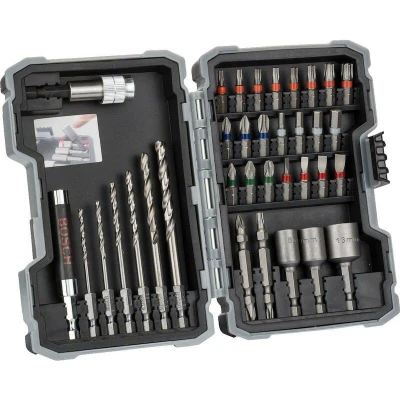 Afbeelding van Bosch Accessories 2607017328 Power Tools Boor en bit assortiment Geslepen 35 delig
