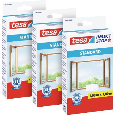 Afbeelding van tesa STANDARD 55670 00500 00 Vliegenhor (b x h) 1000 mm Wit 3 stuk(s)