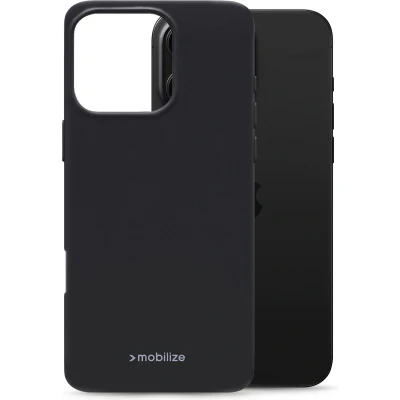 Afbeelding van Mobilize Rubber Gelly Case Apple iPhone 16 Pro Max Matt Black