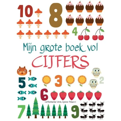 Afbeelding van Uitgeverij rebo kartonboek mijn grote boek vol cijfers