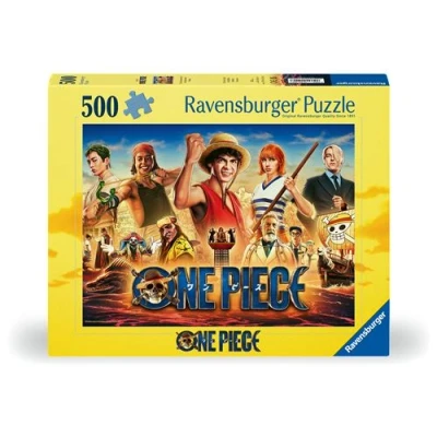 Image de Puzzle Ravensburger Les aventures des pirates du Chapeau de Paille One Piece 500 pièces