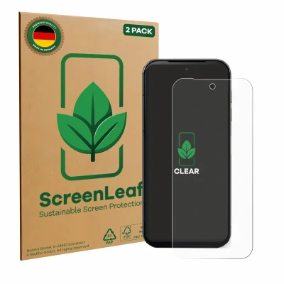 Afbeelding van ScreenLeaf Screenprotector voor Fairphone 5 Duurzame schermbescherming Folie Beschermfolie transparant (2 Stuks)