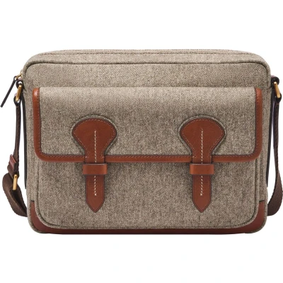 Afbeelding van FOSSIL Schoudertas Laptoptas met laptopvak Bennett Courier WL Grey Grijs