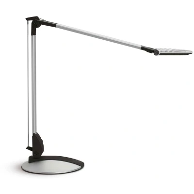 Afbeelding van MAULoptimus LED Bureaulamp dimmbaar standvoet zilver aluminium 1 stuk 60.5 x 22 53 cm MAUL