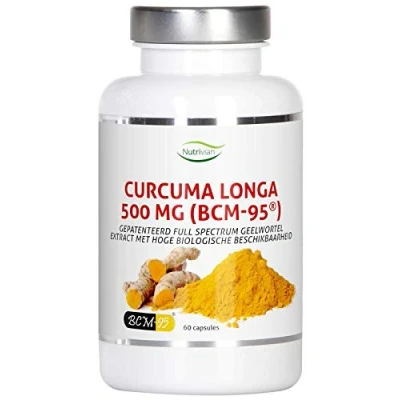 Afbeelding van Nutrivian Curcuma Longa 500mg Capsules