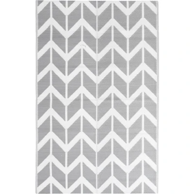 Afbeelding van Buitenkleed 120x180 cm polypropeen grijs