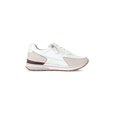 Afbeelding van Gabor Comfort Sneaker LOW Sneakers laag, Dames, Maat: 37, Weiss white rame Leer