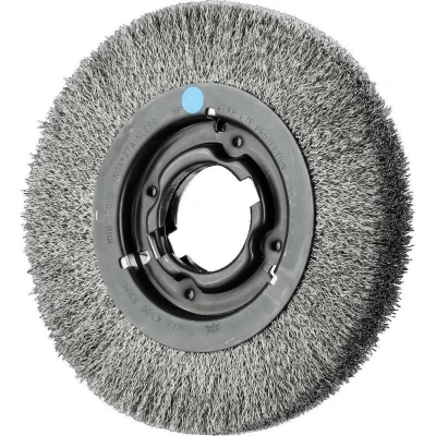 Afbeelding van PFERD 43701260 Ronde borstel breed ongetordeerd RBU Ø 200 x 25 mm variabel boorgat Ø roestvrijstalen draad 0,30 voor slijpblok 1 stuk(s)