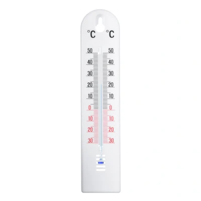 Afbeelding van Nature Muurthermometer Thermometer 0.6x4.5x20 cm Wit