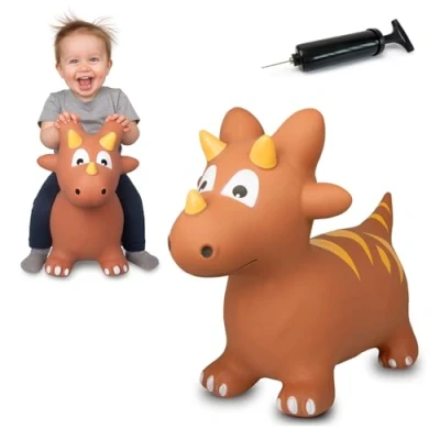 Afbeelding van Jamara Skippydier Dino Bruin Junior 59 X 31 50 Cm