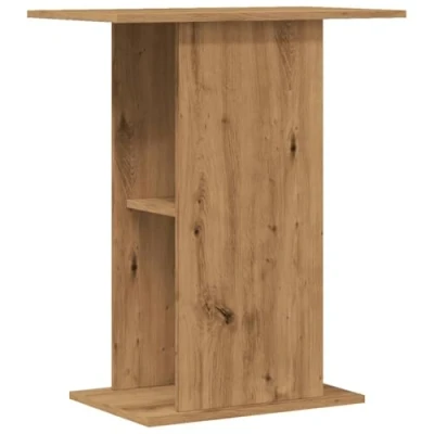 Afbeelding van Aquariumstandaard 36x60,5x72,5 cm bewerkt hout artisanaal eiken