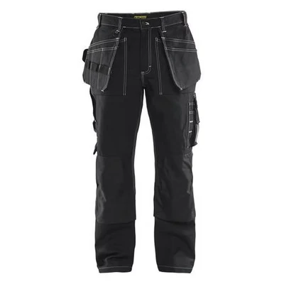 Image de Pantalon Artisan 1530 Noir Coutures visibles Blaklader