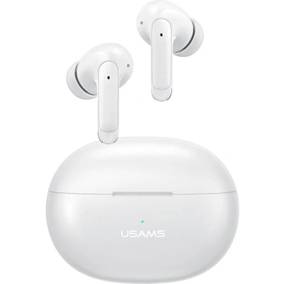 Afbeelding van USAMS Bluetooth 5.3 TWS X don serie ENC hoofdtelefoon draadloos wit/wit BHUENCXD02 (US XD19)