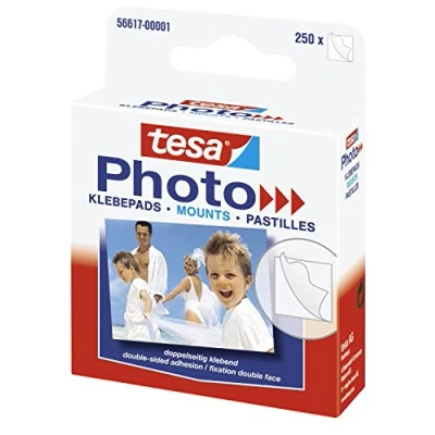 Afbeelding van tesa 250 stuks dubbelzijdige kleefpunten voor het maken van een fotoboek