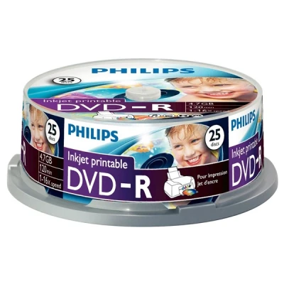 Image de Philips DVD R x 25 4.7 Go support de stockage