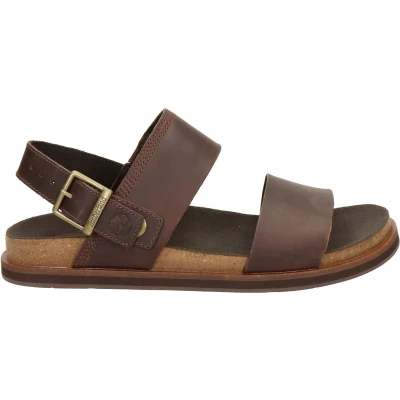 Afbeelding van Timberland Amalfi Vibes 2BAND Sandal Sandalen, Heren, Maat: 41.5, Braun Leer