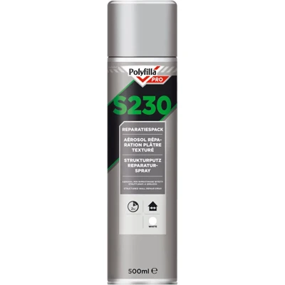 Afbeelding van Polyfilla S230 Reparatiespack Spuitbus 500 ml