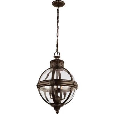 Afbeelding van Feiss LED Kroonluchter 3X E14 Max 60W Dimbaar British Bronze