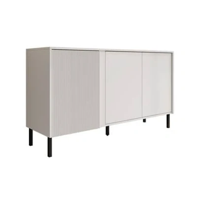 Afbeelding van Meubella Dressoir Margareth Wit 145 cm