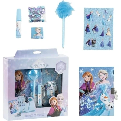 Afbeelding van Dagboek met Accessoires Frozen