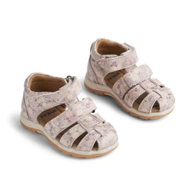 Afbeelding van Wheat Geschlossene Outdoorsandalen voor kinderen, Maat: 23, Clam multi flowers Leer