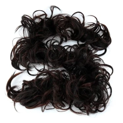 Afbeelding van CAISHA by PRETTYSHOP XXL haarstukje Chouchou voor het verkrijgen van volumineus opgedaan haar, krullen, knot, zwart, bruin, HW37